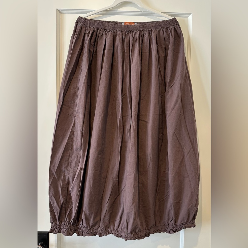 Blue Fish Airy Lawn Skirt in Sparrow - NWT!